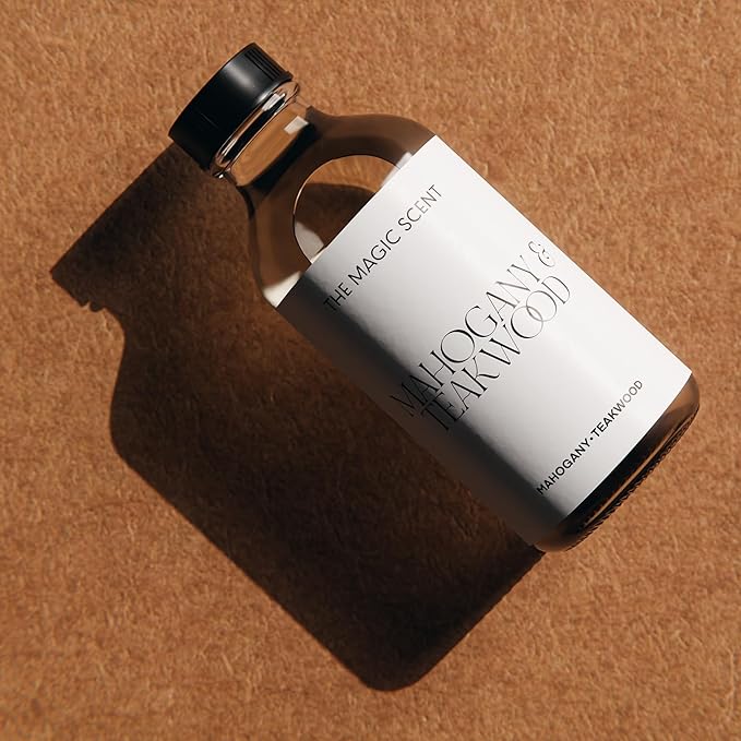 Mahogany & Teakwood Oils for Diffuser - HVAC, Cold-Air, & Ultrasonic Diffuser Oil Inspired by Abercrombie & Fitch - Essential Oils for Diffusers Aromatherapy - 4 fl oz, 120 mL