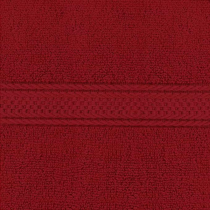 Utopia Towels 6 Pack Premium Hand Towels Set, 16 by 28 inches, 100% Ring Spun Cotton, Ultra Soft and Highly Absorbent 600GSM Towels for Bathroom, Gym, Shower, Hotel, and Spa, Red