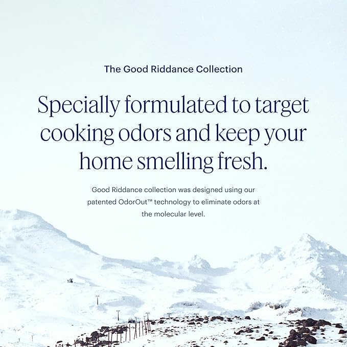 AERA Good Riddance Cooking Odor - Essential Oil for Home - Deodorizing Aromatic Garden Fragrance - Notes of Garden Mint, Citrus and Eucalyptus - Scent Refill - Works with The Diffuser