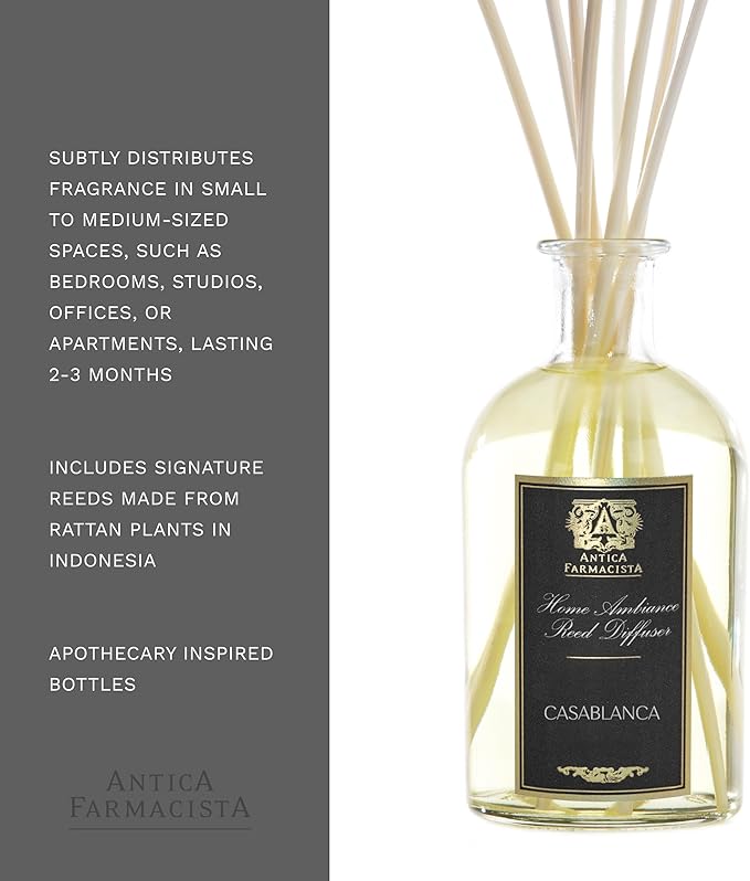Antica Farmacista Home Ambiance Diffuser, Casablanca, 8.45 Fl Oz