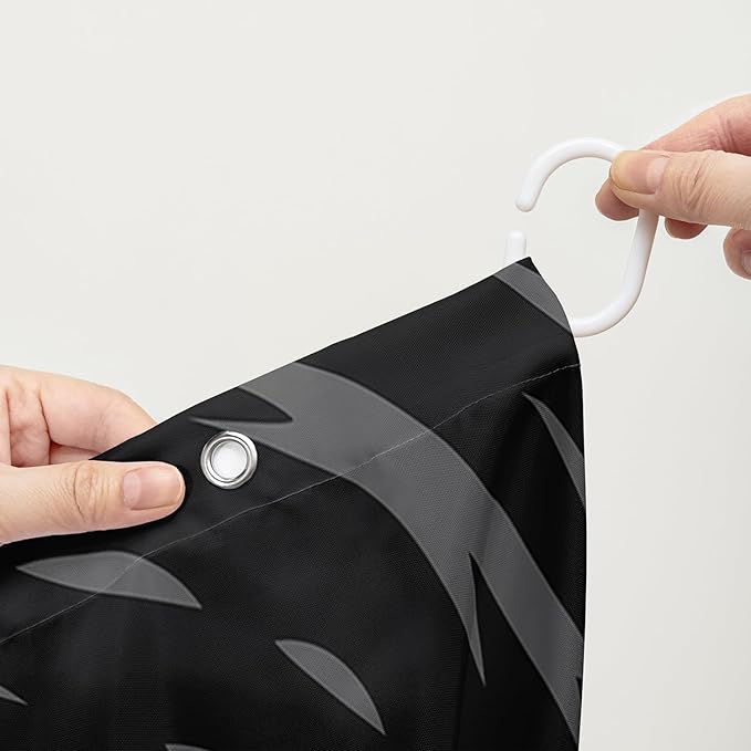 AILONEN Cat Shower Curtain,Cartoon Scream Cat Printed Bath Curtain for Teens,Polyester Waterproof for Bathroom,72" W*96" H with 12 Plastic Hooks