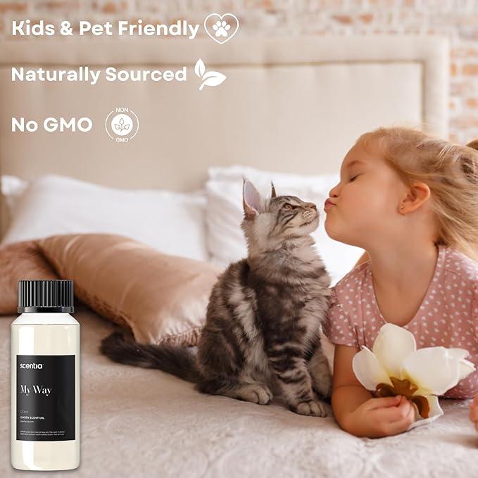 My Way Hotel Diffuser Refill Oil Inspired by The The 1 Hotel Miami Beach- 500 ml 16.9 fl oz - Essential Oil Blend Sandalwood, Cedar & Lemon Notes for Aromatherapy HVAC Diffuser