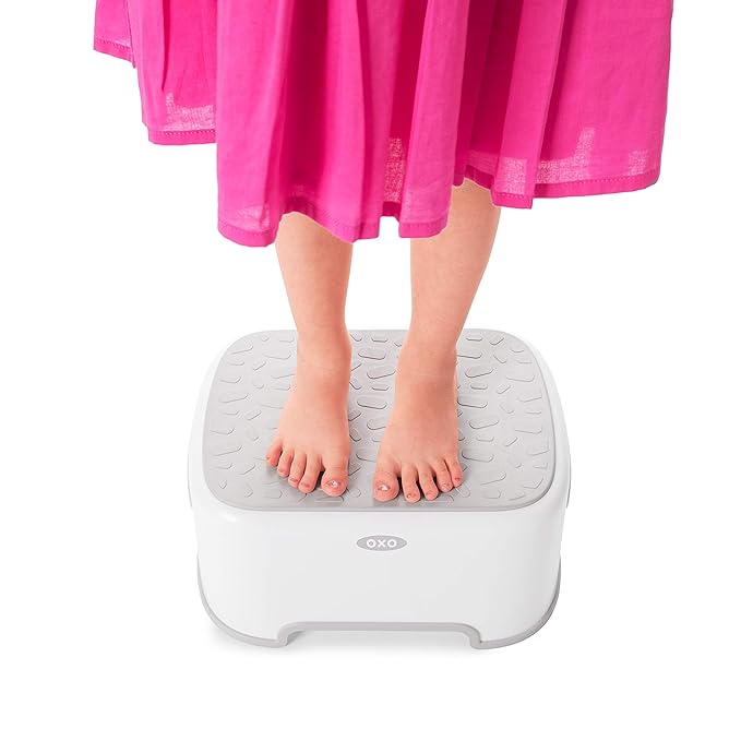 OXO Tot Step Stool, Gray, 7 Inch (Pack of 1)