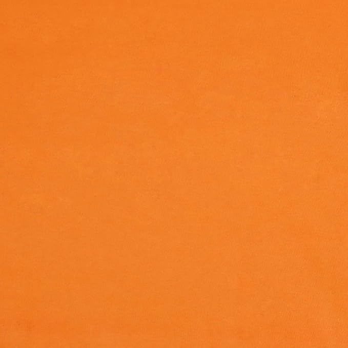 Amazon Basics Kid's Soft Easy-Wash Lightweight Microfiber 3-Piece Sheet Set, Toddler, Bright Orange, Solid