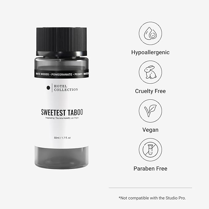 Hotel Collection - Sweetest Taboo Essential Oil Scent - Luxury Hotel Inspired Aromatherapy Scent Diffuser Oil - Decadent Citrus, Juicy Berries, & Floral Peony - for Essential Oil Diffusers - 50mL