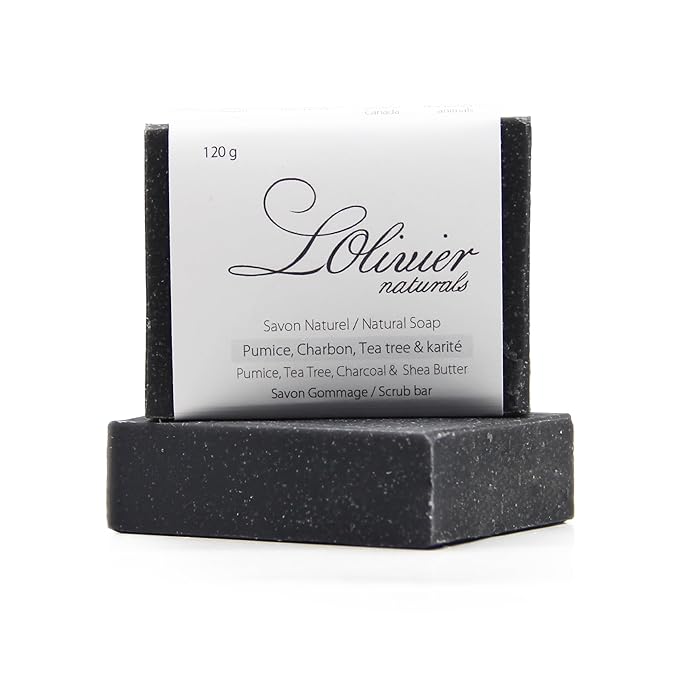 L'OLIVIER NATURALS Bar Soap 2 Pack (Pumice Scrub Bar)