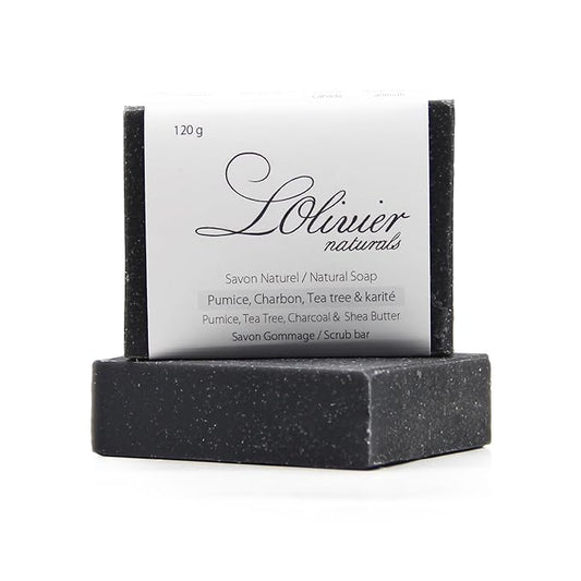 L'OLIVIER NATURALS Bar Soap 2 Pack (Pumice Scrub Bar)