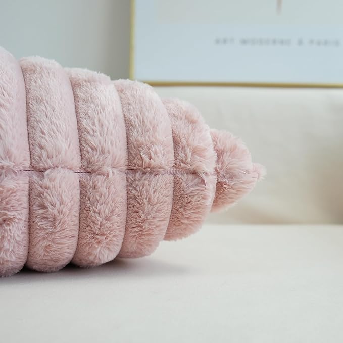JOJUSIS Pack of 2 Faux Fur Plush Decorative Throw Pillow Covers Couch Cushion Case Soft Pillowcases (Pink, 16 x 16-Inch)