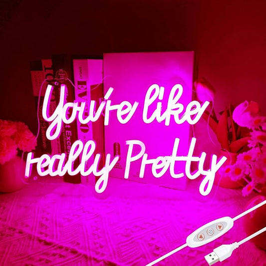 You like really pretty Led Neon Sign 15 * 9 inch, Pink neon lights with USB for Room decor,neon sign for Wall decor,Birthday,light up sign for wedding sign,Bacelorette Party,Bedroom,Gift