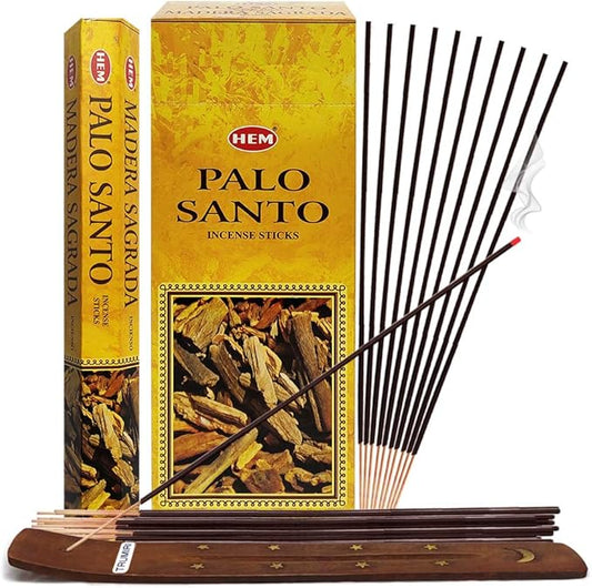 Palo Santo Incense Sticks and Incense Stick Holder Bundle Insence Insense Hem Incense Sticks