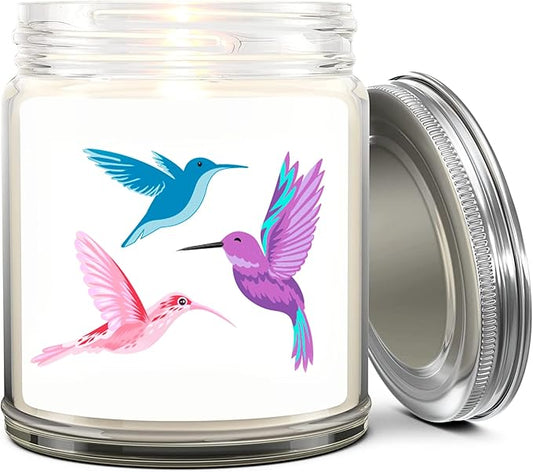 1OAK Lavender Scented Candles - Hummingbird Gifts for Women - Hummingbird Candle - Made in USA