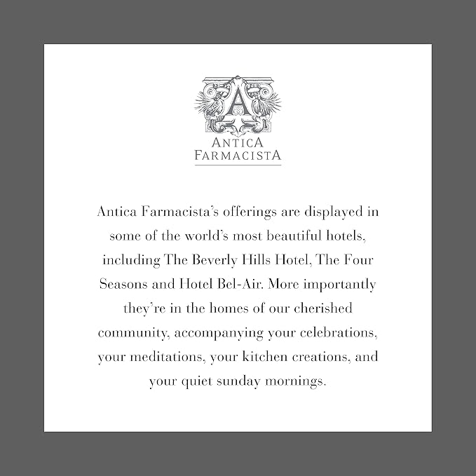 Antica Farmacista Home Ambiance Diffuser,Tarmac, 10.8 Fl Oz