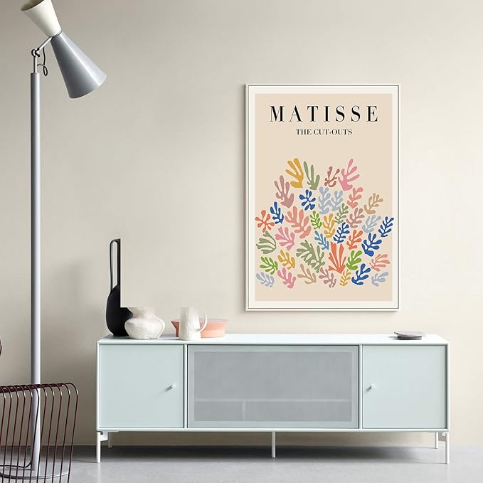 InSimSea Wall Art Prints Poster Matisse Wall Art Exhibition Poster & Prints, Henri Matisse Posters for Room Aesthetic, Abstract Wall Art for Living Room UNFRAMED, Set of 6, 11x14 in