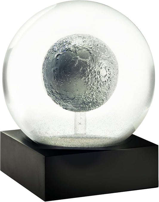 CoolSnowGlobes Moon Cool Snow Globe