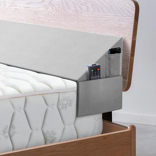 Bed Wedge Pillow for Headboard Gap, King Size (76"x10"x6") Bed Gap Filler Mattress Wedge, Fits Bed Gap(0-8") Between Mattress and Headboard