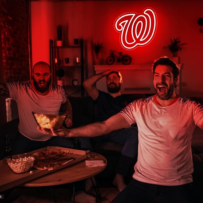 Baseball Neon Sign for Wall Decor Baseball Sport Team LED Neon Light for Man Cave Dormitory Bar Club Birthday Gifts for Sport Fans USB Powered(ZKXD315)