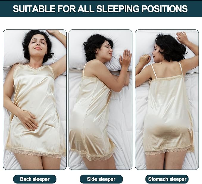 Hungarian Goose Down Pillows King, Bed Pillows for Sleeping, Pillow for Back, Stomach or Side Sleepers, Comfort 550 Fill Power, King (20" x 36")