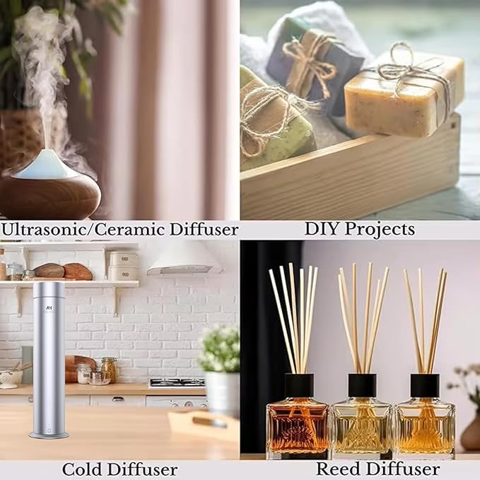 Hotel Diffuser Oil Inspired by The Baccarat Hotel Scent 10 mL - Home Luxury Scents - Luxury Hotel Scent Diffuser Oil with Saffron and Jasmine - Baccarat Rouge 540 Scent Glass Bottle with Dropper