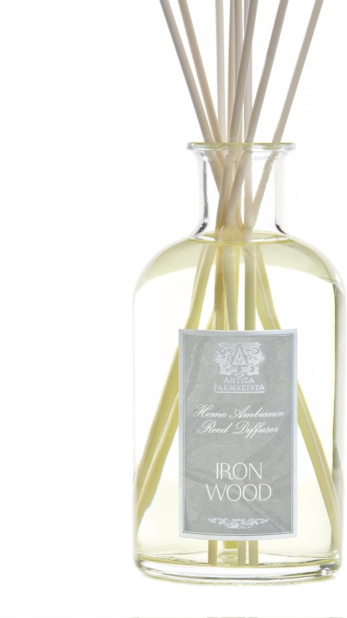 Antica Farmacista Home Ambiance Diffuser, Reed Diffuser Ironwood, 16.9 Fl Oz