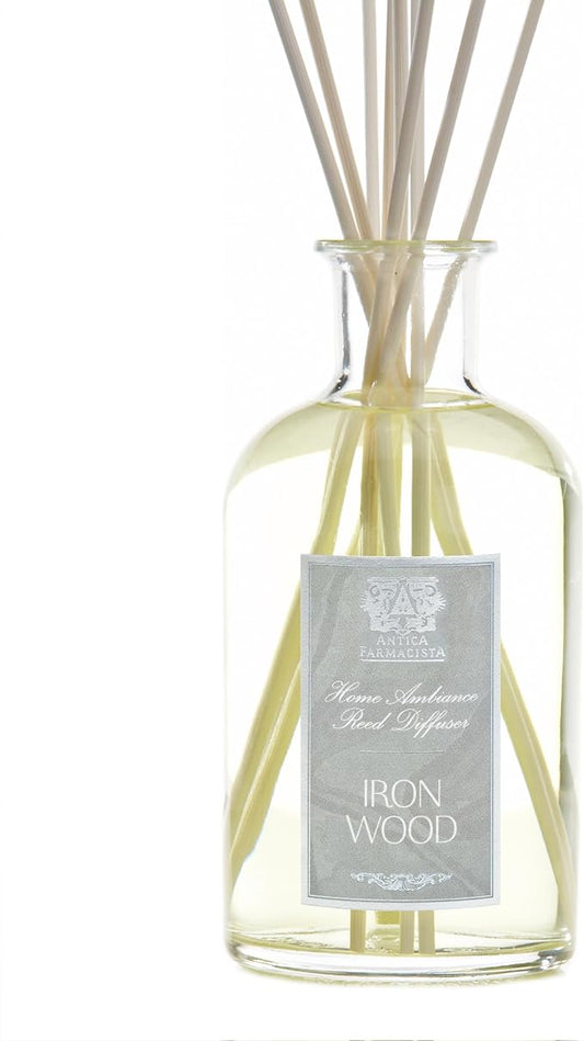 Antica Farmacista Home Ambiance Diffuser, Reed Diffuser Ironwood, 16.9 Fl Oz