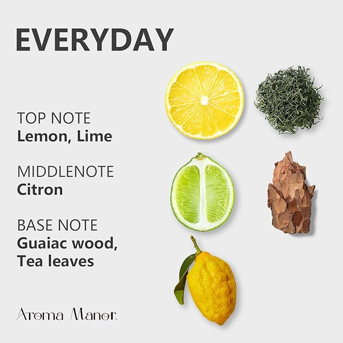 Hotel Fragrance Oil Inspired by Westin Hotel Scent - Everyday Essential Oil for Scent Diffusers air Purifier - Lemon, Lime, Citron, Tea Leaves - Home Luxury Scents Aroma Fragrance for Home, Office