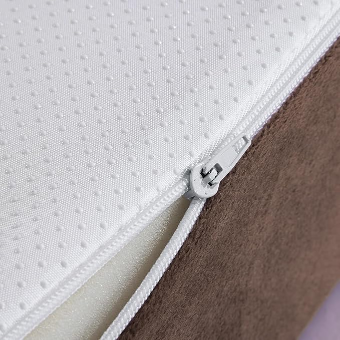 HOMBYS Memory Foam Lumbar Support Pillow for Recliner with Recliner Chair Seat Cushion-Thick Seat Cushion for Elderly with Long Back Support, Extra Large & Non-Slip