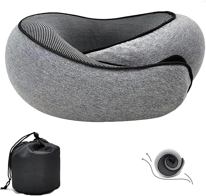 Travel Pillow, Neck Pillow, Neck Pillow for Traveling, 360° Travel Neck Pillows for Airplanes, Memory Foam Airplane Pillow, Soft Airplane Neck Pillow Stowable Travel Pillows for Airplanes