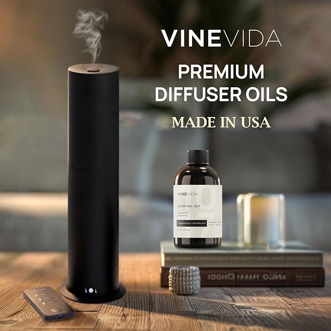 VINEVIDA Hotel Fragrance Collection - 4 Pack Diffuser Oils - Cold Air Diffusers - Scents No. 1005, 1018, 1011, 1004