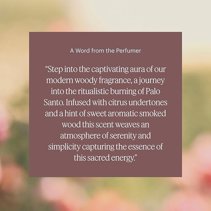 AERA Palo Santo - Essential Oil for Home - Purifying and Cleansing Fragrance - Notes of Palo Santo, Juniper and Peru Balsam - Scent Refill - Works with The Diffuser