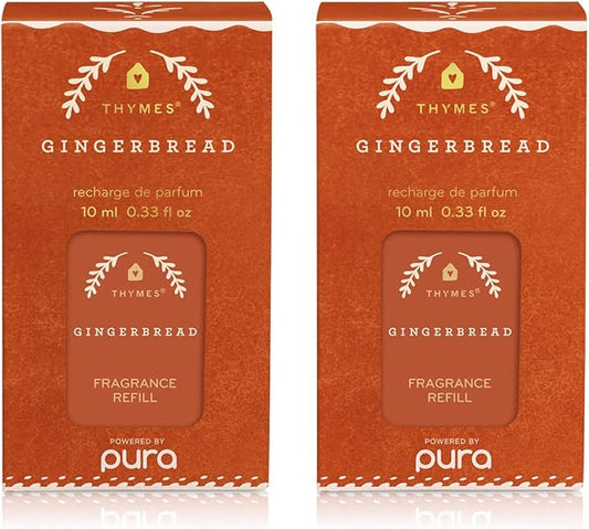 Thymes Gingerbread Pura Smart Home Plug-in Scent Diffuser Refills - Pack of 2