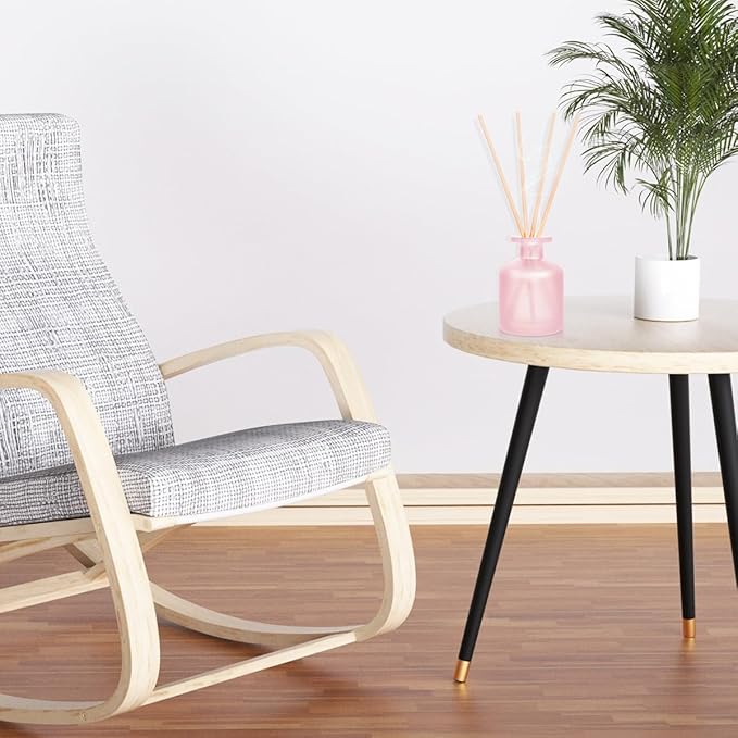 Reed Diffuser - Ebony Rose 3.38oz (100ml) 1 Pack Essential Oil Reed Diffuser Set with 8 Sticks, Long Lasting Fragrance for Home, Bathroom, Bedroom, Room, Decor