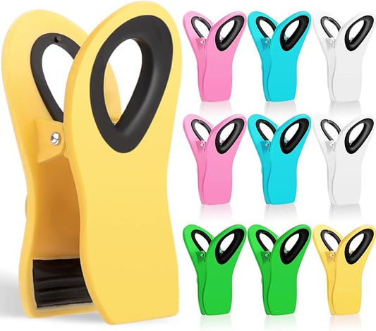 10 Pack Clips - Chip, Bag, Food Clips for Storage & Fridge, Snack, Kitchen, Packages