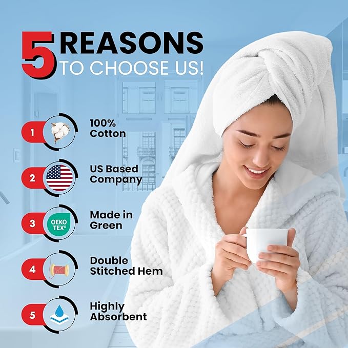 Infinitee Xclusives 100% Cotton Luxury Bath Towels Set of 2 (27x54 Inches), Soft, Absorbent, Quick Dry, Perfect Towels for Bathroom, Gym, Spa & Hotel |Tranquil Navy|
