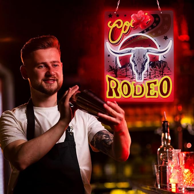 JFLLamp Beer Neon Signs for Wall Decor Crs Redeo Neon Lights for Bedroom Led Signs Suitable for Dormitory Man Cave Christmas Gift