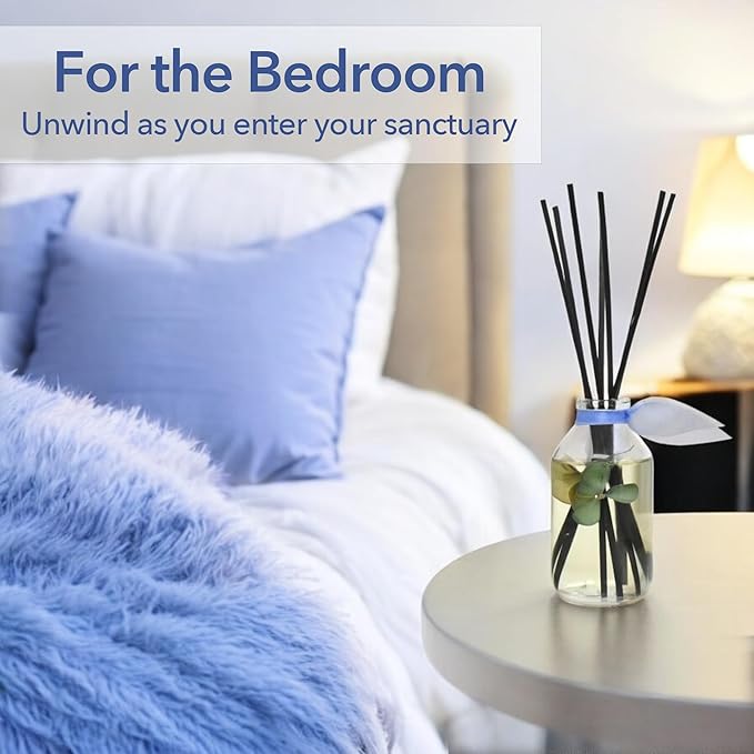 LOVSPA English Garden Reed Diffuser Sticks Gift Set - Real Hydrangea Flowers in The Bottle - Jasmine, Rose, Hyacinth & Lily of The Valley Scented Room Freshener - Made in The USA