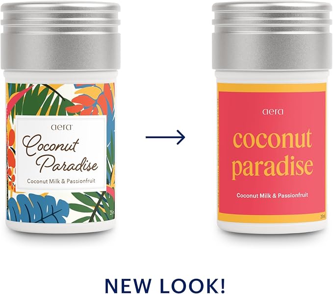 AERA Coconut Paradise Home Fragrance Scent Refill - Notes of Coconut Milk and Passionfruit - Works with The Diffuser