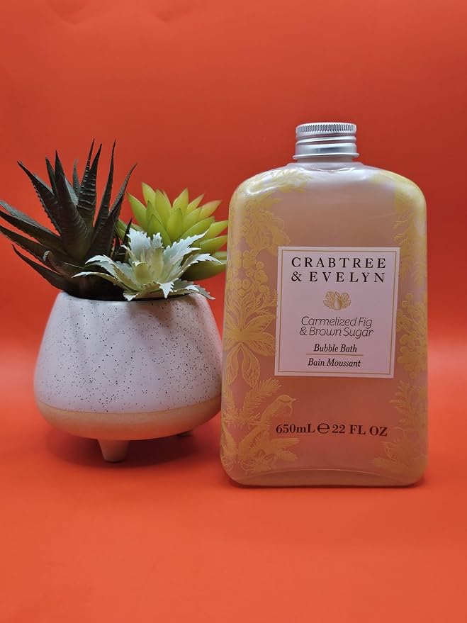Crabtree & Evelyn Carmelized Fig & Brown Sugar Bubble Bath, 22 Fl Oz