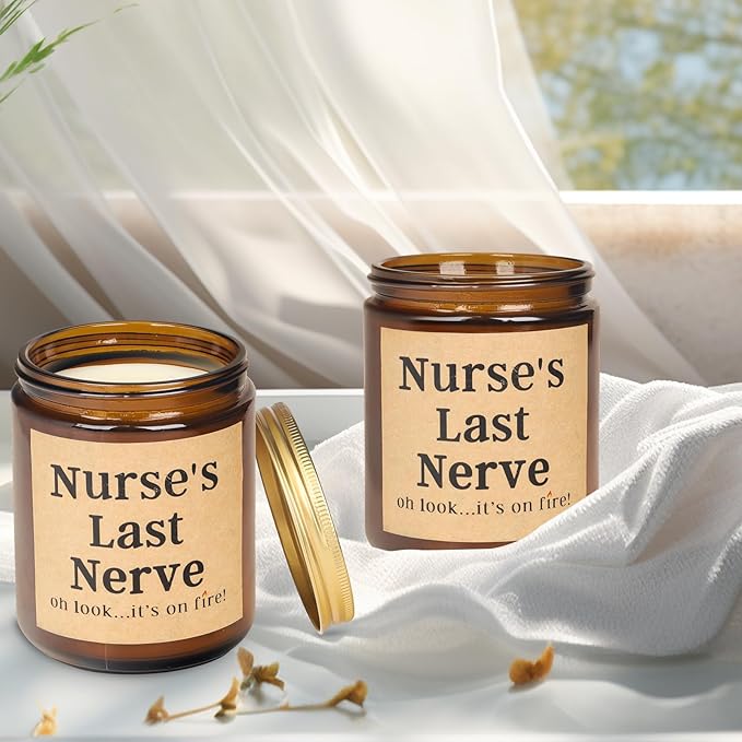 Nurse's Last Never Candle - Appreciation Gift for Women, Practitioners, New Nurses - Birthday, Retirement, Funny Candle