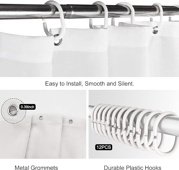 Halloween Ghost Cowboy Shower Curtain 60Wx72L Inch Horror 70s Retro Groovy Western Hippie Funky Trendy Funny Holiday Bathroom Set Accessories Decor with 12 Pack Hooks