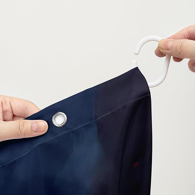 AILONEN Headset Skull Shower Curtain,Hip Hop Skeleton Fire Skull Bath Curtain,Cool Skull Decoration Bathroom Curtain with 12 Plastic Hooks,Waterproof 48" W*72" H