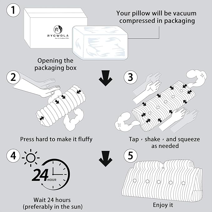 Faux Fur Headboard Pillow with 2 Pack Neck Roll Pillow Large Headboard Pillow Soft and Supportive with Removable Cover (Green, Queen)