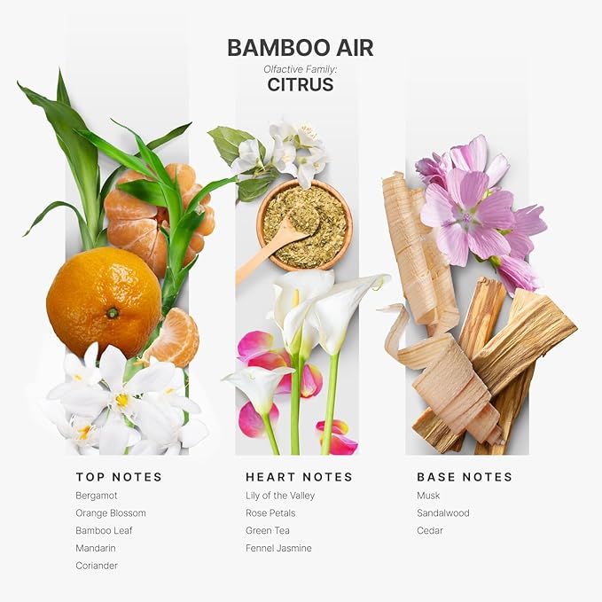 Aromaplan Hotel Scents Bamboo Air, 1.5 Fl Oz (45 ml)- Home Luxury Aroma & Hotel Fragrance Essential Oil- Hotel Essential Oil for Aromatherapy- USA Made, Bolder Aroma & Longer Lasting