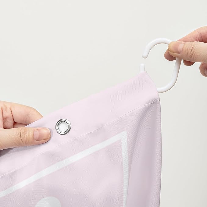 AILONEN Cute Llama Kids Shower Curtain for Girls,Happy Llama in Sky Clouds Print Bath Curtain 72" W*84" H,Kawaii Kids Bathroom Curtain Polyester Waterproof Girls Bathroom Curtain with 12 Hooks