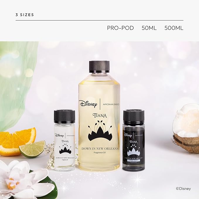 Aroma360 | Disney Down in New Orleans Fragrance Oil Blend | The Princess and The Frog | Princess Tiana | Aromatherapy Scent Diffuser Oil | Coconut Bergamot Valencia Orange 1.7 fl oz 50mL