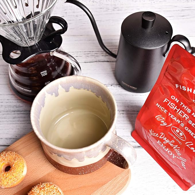 Bosmarlin Large Ceramic Coffee Mug, Big Tea Cup, 7 Colors to Choose, 21 Oz, Dishwasher and Microwave Safe, 1 PCS (Red)