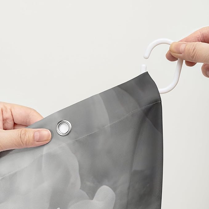 AILONEN Wolf Print Shower Curtain for Boys Men,Watercolor Wolf Bath Curtain 48" W*72" H Animal Wolf Bathroom Curtain Polyester Waterproof Wildlife Bathroom Curtain with 12 Hooks