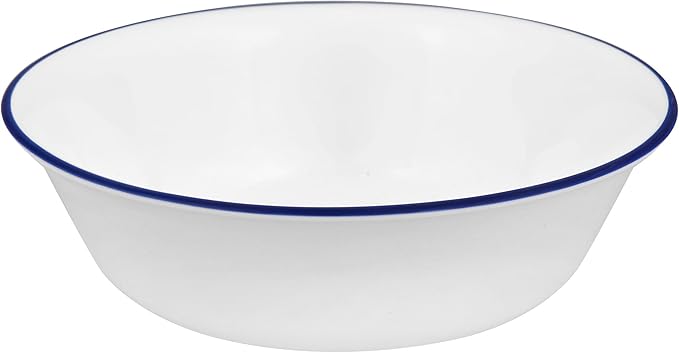 Corelle Ocean Blues Chip and Break Resistant Dinner Set for 4 Person, Blue, 12-Piece
