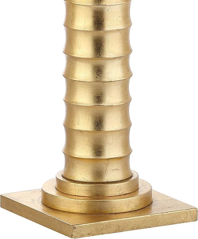 JONATHAN Y JYL4032A Serena 63" Metal LED Floor Lamp, Contemporary, Modern, Art Deco Style, Office, Elegant, Living Room, Family Room, Dining Room, Bedroom, Hallway, Foyer, Gold Leaf