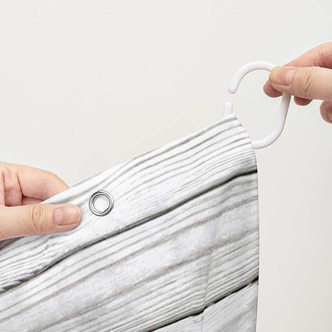 AILONEN 3D Printed Sea Turtle Shower Curtain, Ocean Coast Wooden Style Bathroom Curtain,Shell Turtle Bath Curtain,72" W*84" H Polyester Waterproof Bathroom Curtain with 12 Hooks