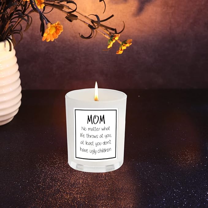 Gifts for Mom from Daughter Son, Funny Birthday & Mothers Day & Thanksgiving & Christmas Gifts(Vanilla)